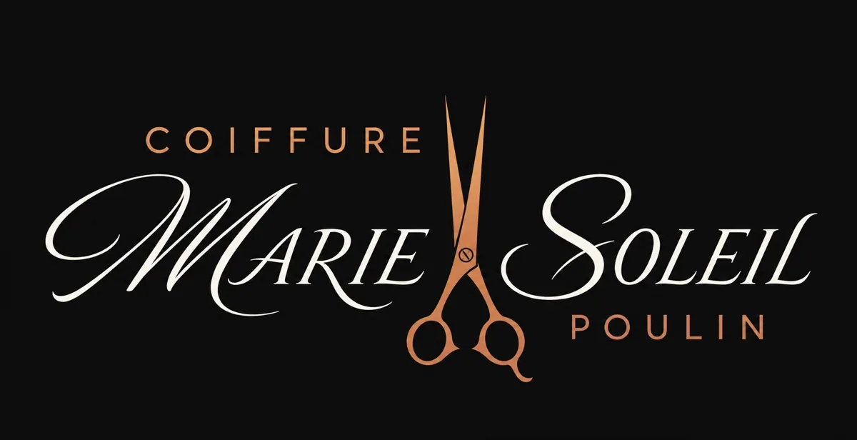Identité visuelle de Coiffure Marie-Soleil